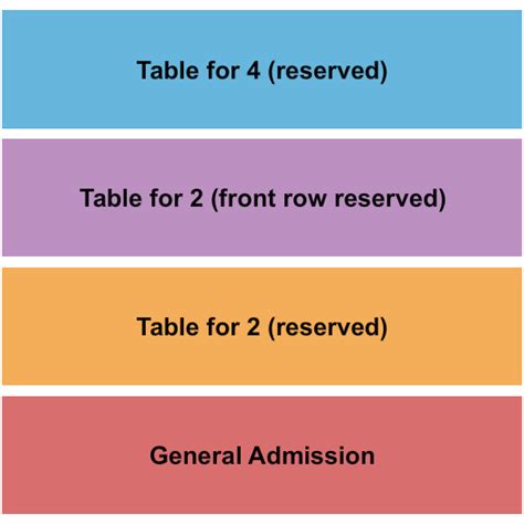 Dc Improv Seating Chart