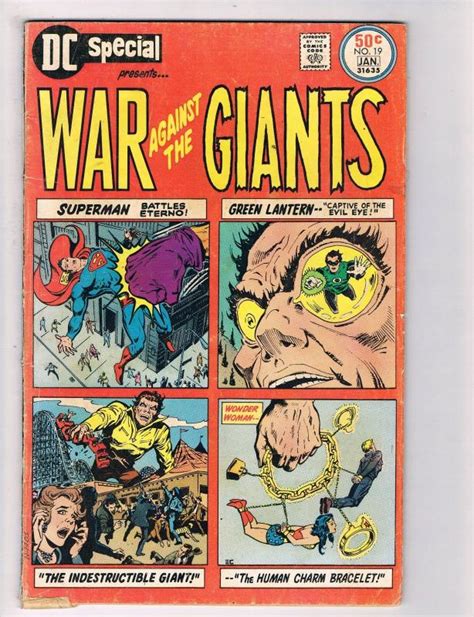 Dc Special War Against the Giants Comic Book Eterno the Immortal 19 Doc