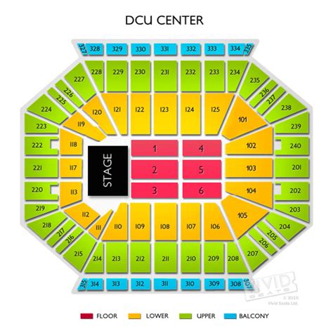 Dcu Center Seating Chart