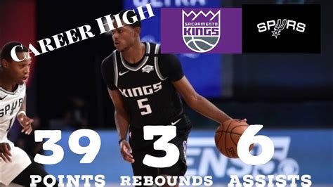 De'aaron Fox Career High