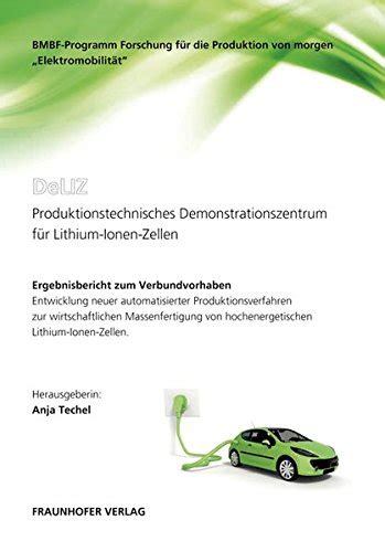 DeLIZ - Produktionstechnisches Demonstrationszentrum fÃ¼r Lithium-Ionen-Zellen Ebook Epub