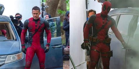 Deadpool Leaked Set Photos Reveal New Suit and Weaponry