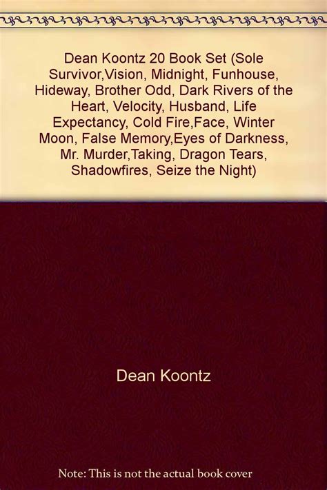 Dean Koontz s Collection Seize the Night Hideaway Dragon Tears Cold Fire the Bad Place and Dark River of the Heart Epub