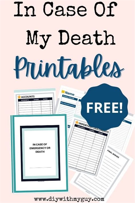 Death Folder Template