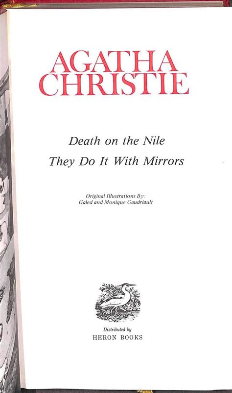 Death on the Nile They do it with Mirrors Heron Collected Works PDF