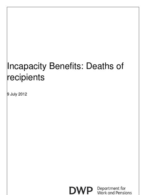 Death or incapacity of original beneficiary: