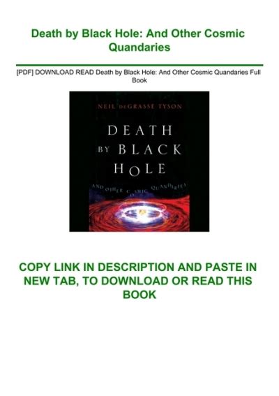 Death.by.Black.Hole.And.Other.Cosmic.Quandaries Ebook Epub