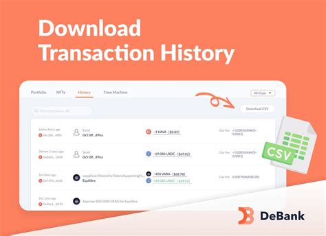 Debank Transaction History Export: A Comprehensive Guide