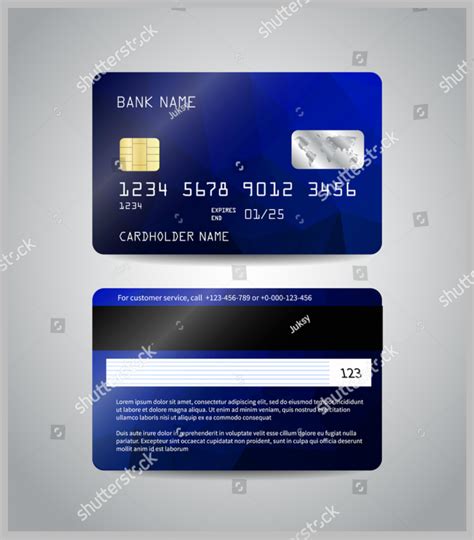 Debit Card Template