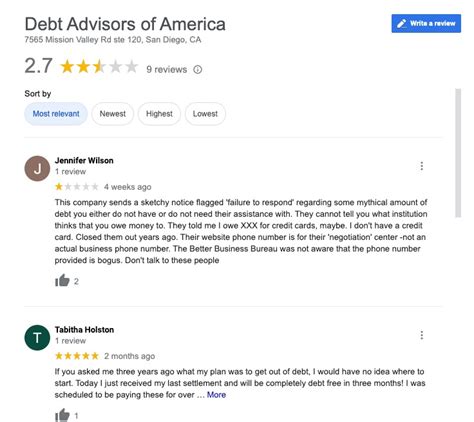 Debt Advisors of America Reviews: Navigating the World of Debt Relief