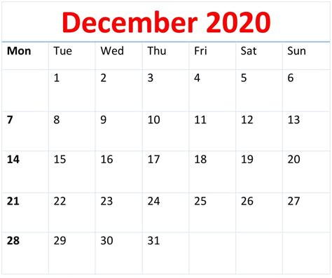 December 2020