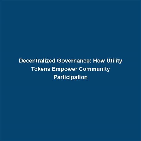 Decentralization: Empowering the Community