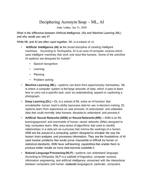 Deciphering the AID Acronym