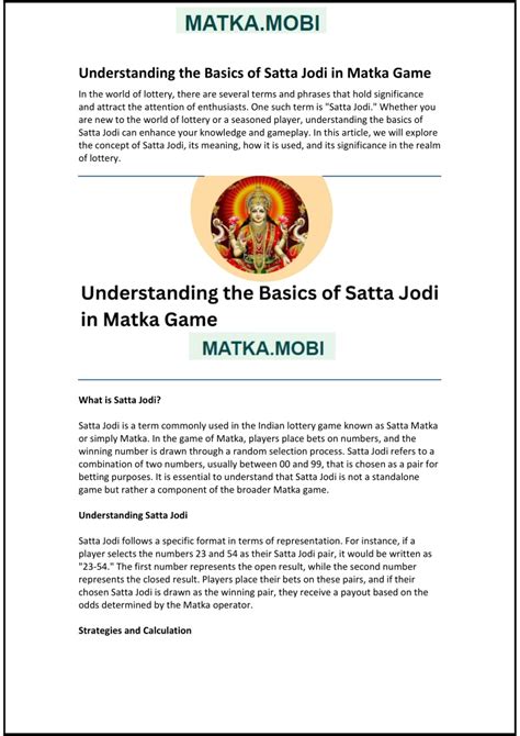 Deciphering the Basics of Satta 1438