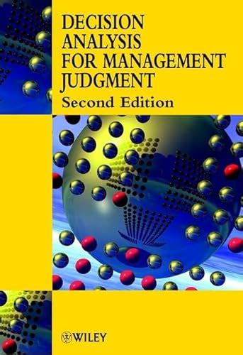 Decision Analysis for Management Judgement Doc