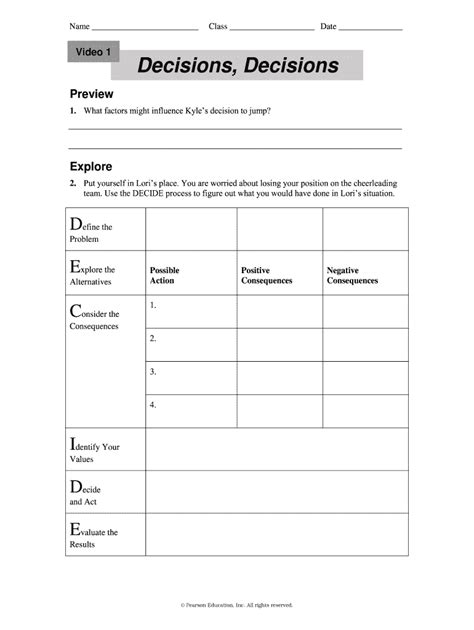 Decision Making Using Credit Answer Sheet Kindle Editon