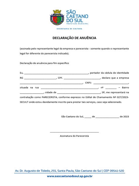 Declaração de Anuência: O Guia Completo