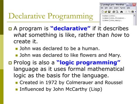 Declarative Programming