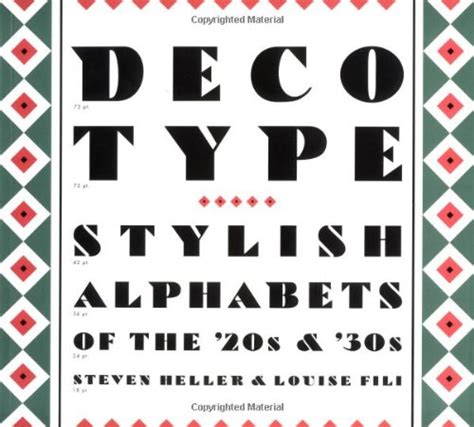 Deco Type Stylish Alphabets from the 20s and 30s Art Deco Design Doc