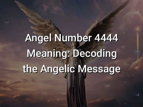 Decoding the Angelic Message