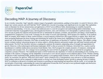 Decoding the Campus Map: A Journey of Discovery