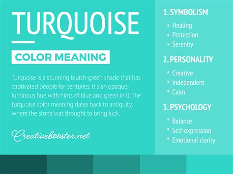 Decoding the Meaning Behind Turquoise