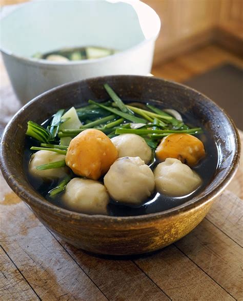 Deconstructed Fishball Noodle Soup: