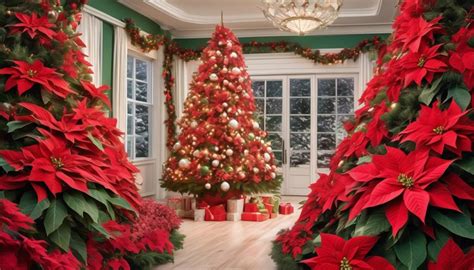 Decorations: Majestic Trees vs. Vibrant Poinsettias