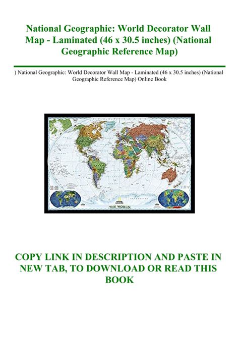 Decorator Laminated National Geographic Reference PDF