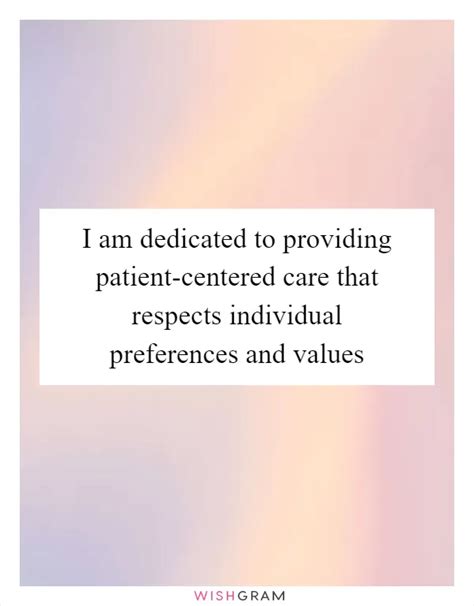 Dedicated to patient care: