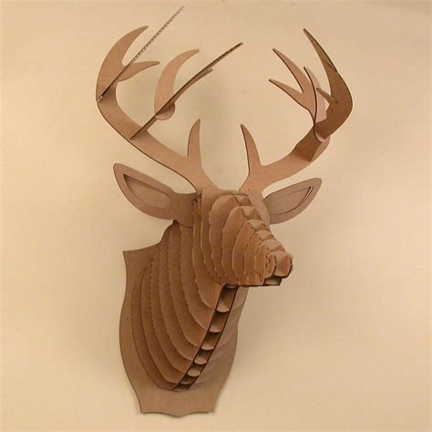 Deer Head Template Cardboard