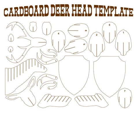 Deer Plaque Template