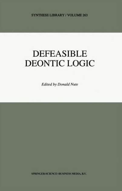 Defeasible Deontic Logic 1st Edition PDF