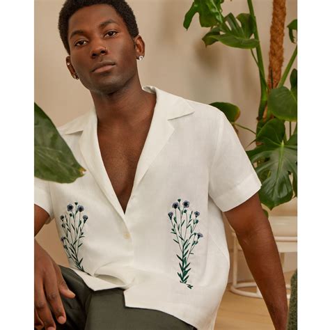 Define Sophistication with Linen Embroidered Shirts