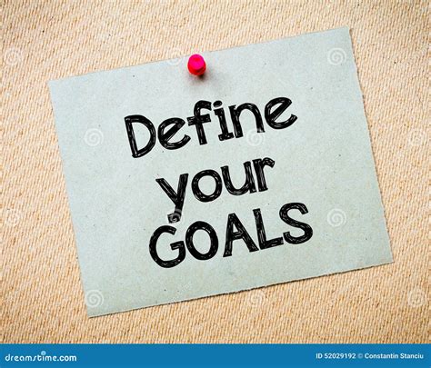 Define Your Goals