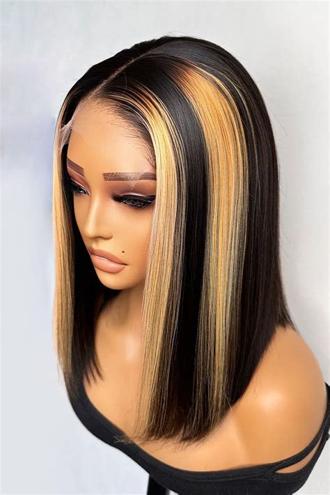 Define Your Style: Choosing the Perfect Black with Blonde Highlights Wig