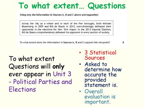 Defining "To What Extent" Questions