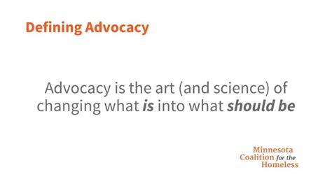 Defining Advocacy Trust