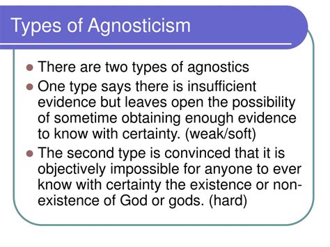 Defining Agnosticism