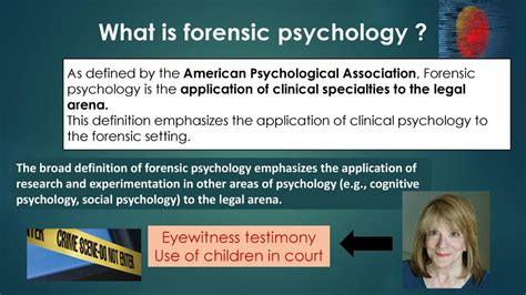 Defining Clinical and Forensic Psychology Services