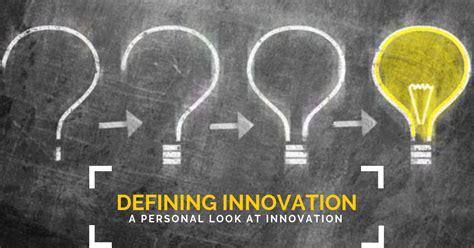 Defining Innovation