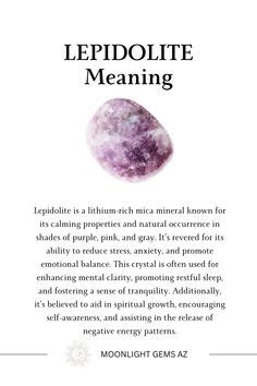 Defining Lepidolite Stone Meaning: A Crystal of Tranquility and Emotional Harmony