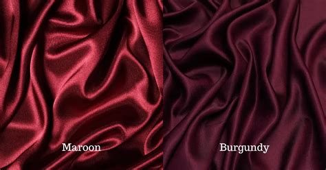 Defining Maroon and Burgundy