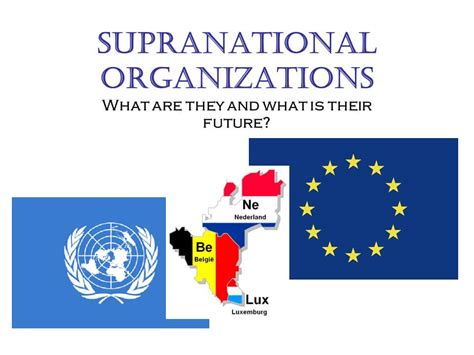 Defining Supranational Organizations