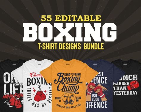 Defining the Allure of Boxing Tee Shirts