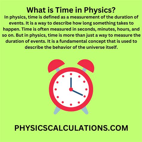 Defining the Concept of Time Measurement