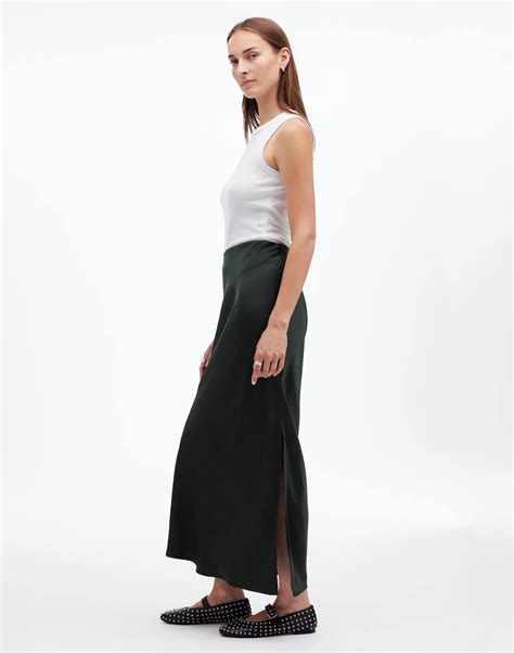 Defining the Slip Stain Maxi Skirt