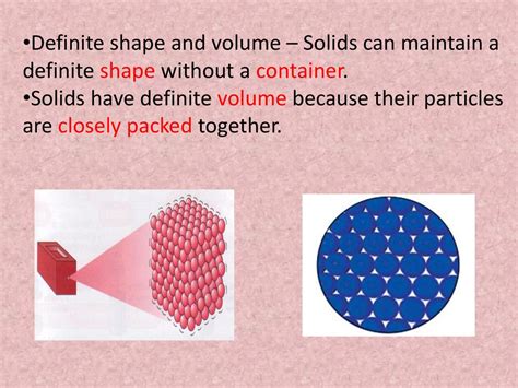 Definite Volume and Definite Shape: A Comprehensive Guide