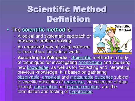 Definition of the Scientific Method