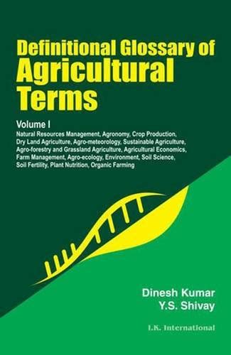 Definitional Glossary of Agricultural Terms Doc